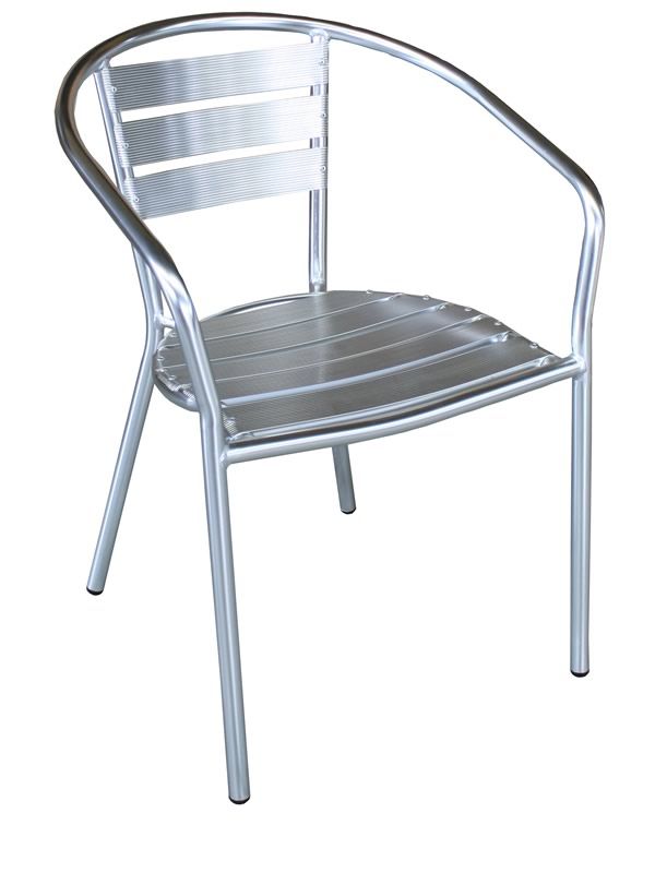 Z Alu Chaise d extérieur empilable en aluminium pour bars et