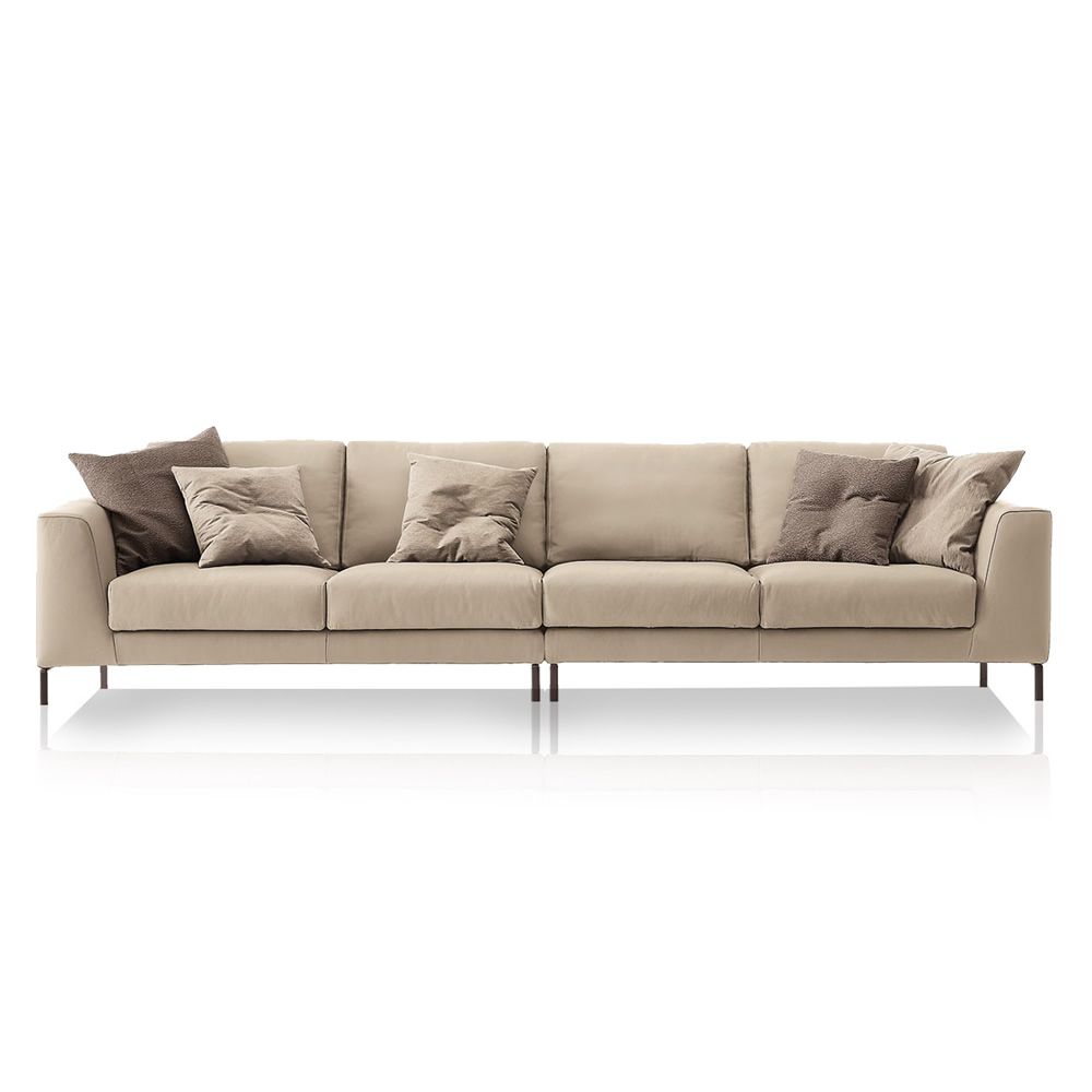 Chennai maxi - Design sofa with 4 or 6 seater, available with fabric, imitation leather or ...