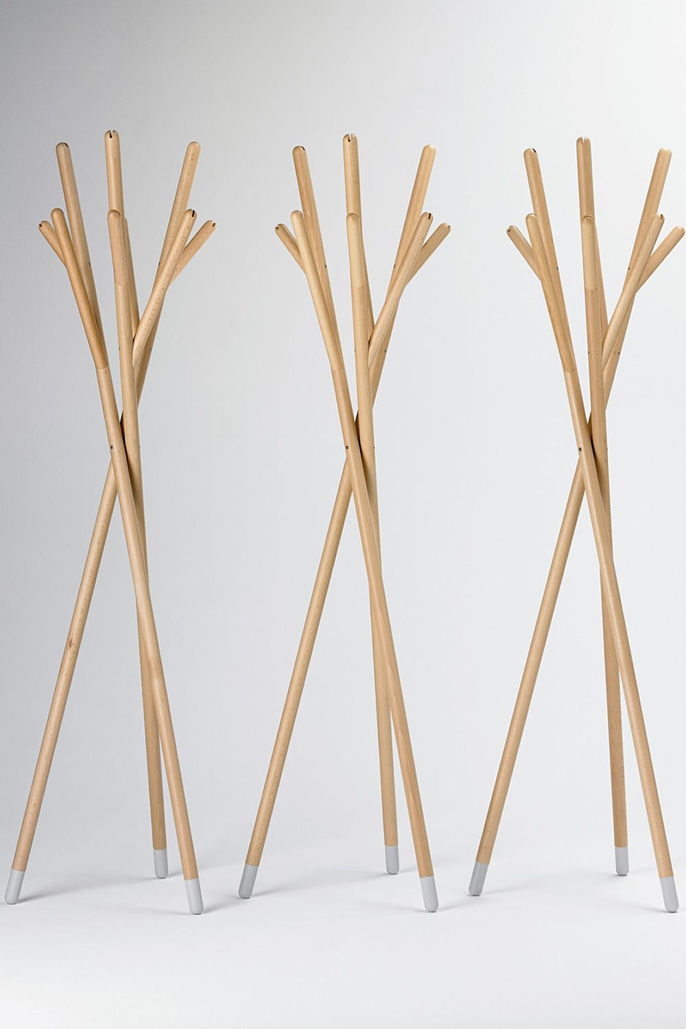 Stick: Valsecchi design coat hanger made of wood, different finishes ...