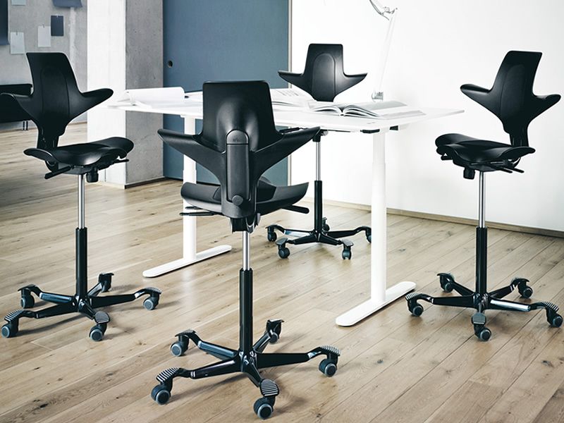 Capisco Puls Office Chair By Hag With Saddle Seat Available In Several Colours Sediarreda Com