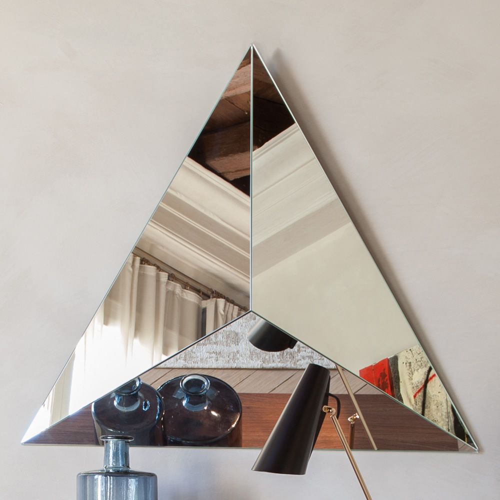 Imperia 7527: Tonin Casa triangle-shaped mirror - Sediarreda Online sale