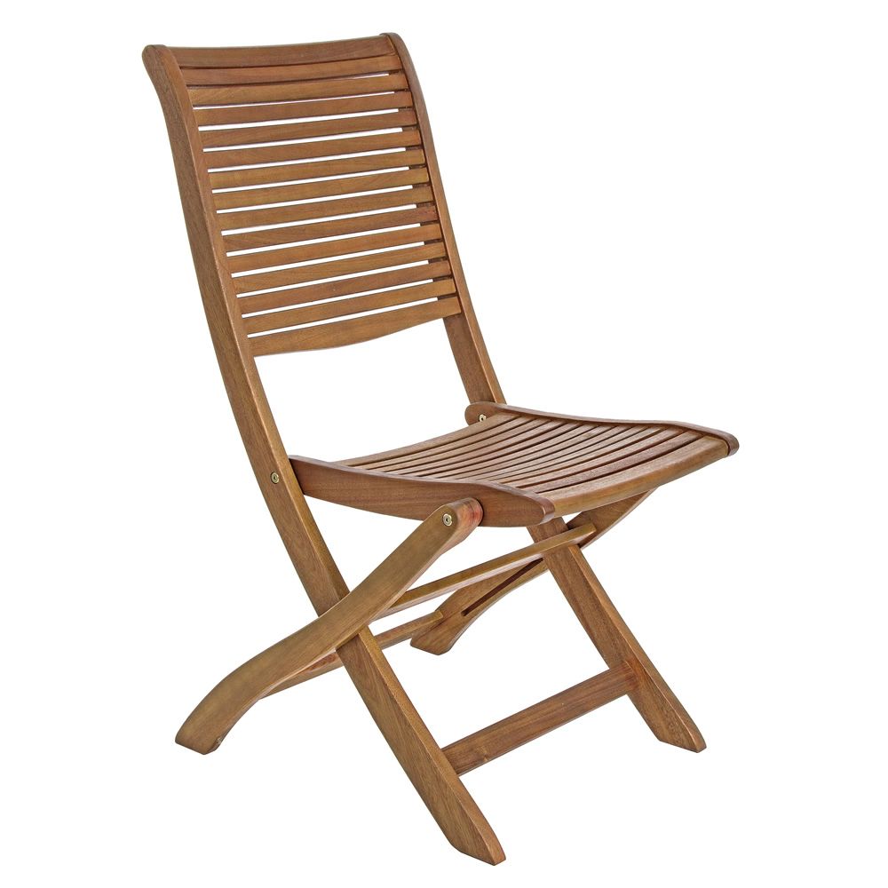 Catalina  Klappbarer Stuhl aus Akazie, mit oder ohne Armlehnen, für