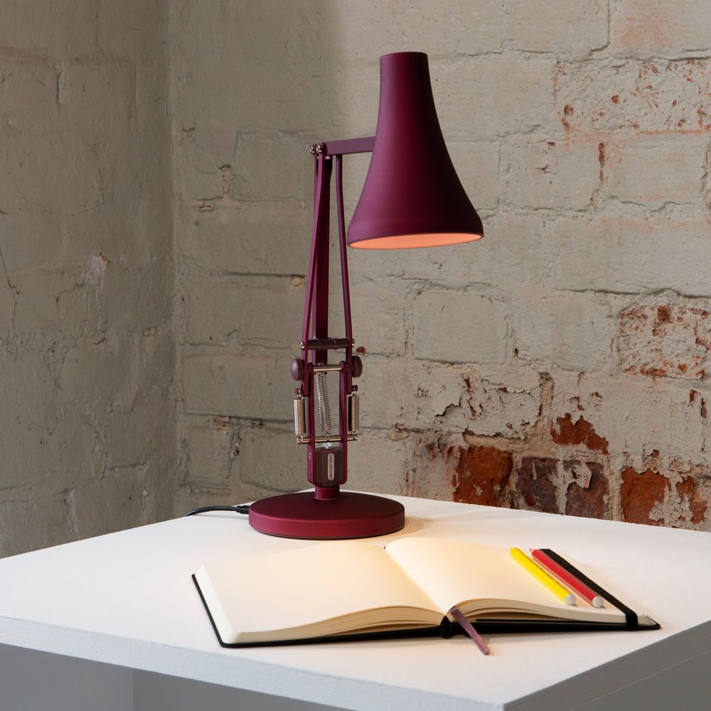 90 Mini Mini Anglepoise Desk Lamp In Aluminium Led