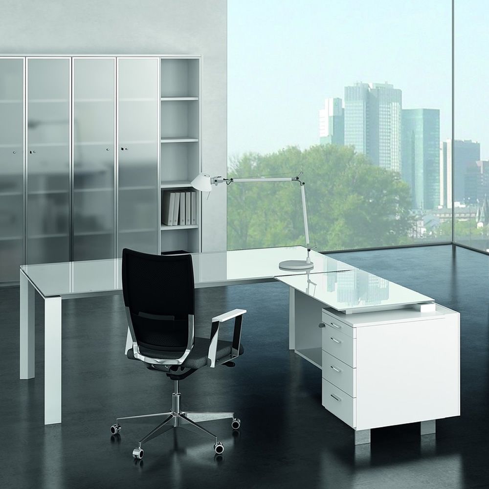 Office X7 02v L Shaped Executive Desk For Executive Office With