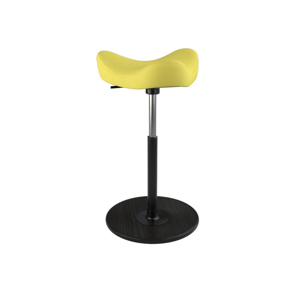 move ergonomischer hocker sitz mit bezug aus stoff revive in der farbe gelb 424