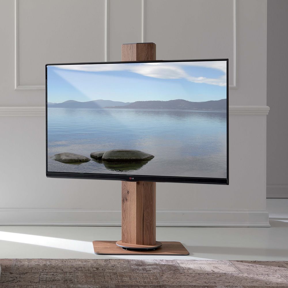 Uno: Plasma LCD-TV rack with electrically adjustable ...