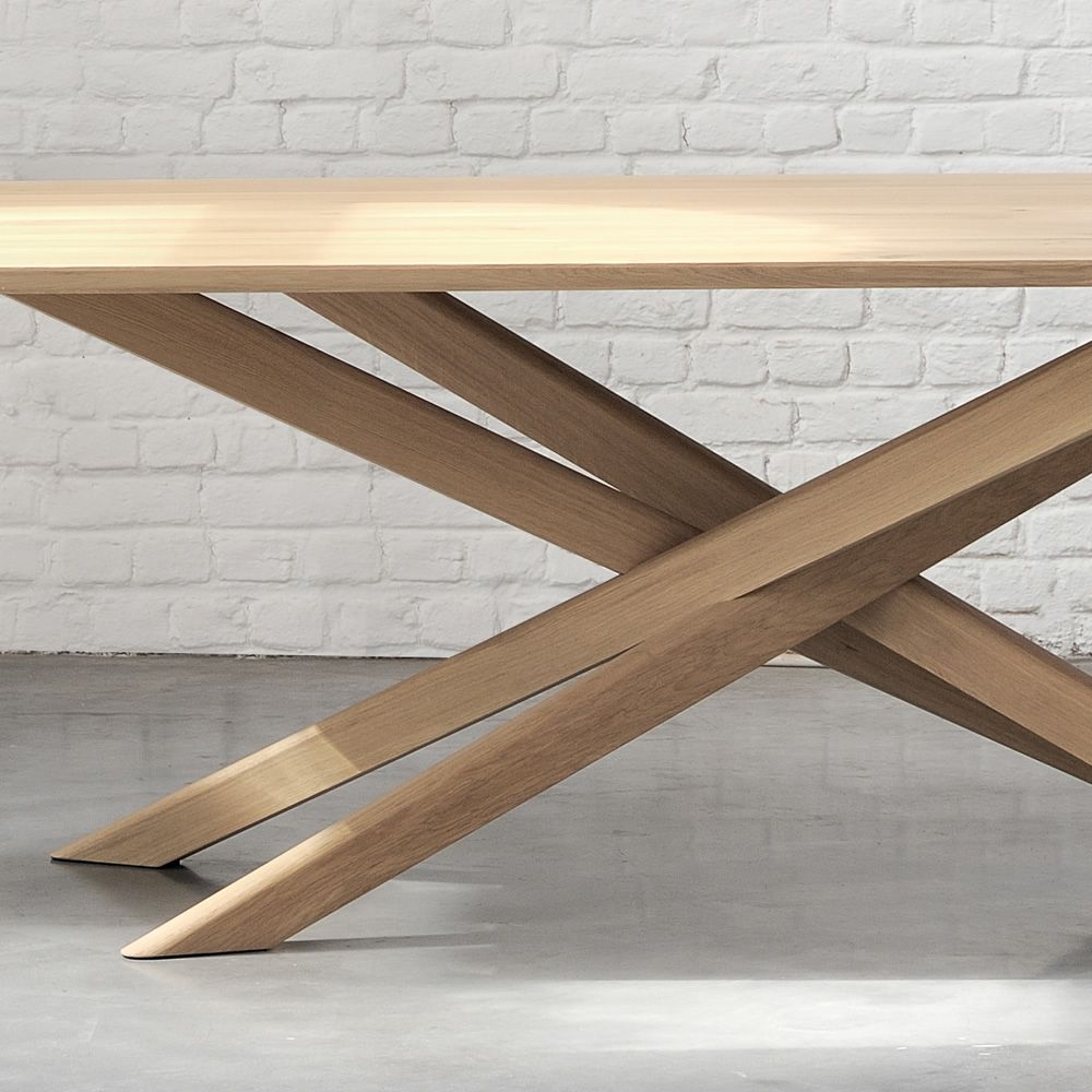 Oak Mikado Meeting Table