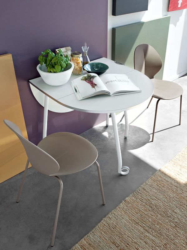 CB4062-O Blitz: Mesa plegable Connubia - Calligaris de metal y melamina